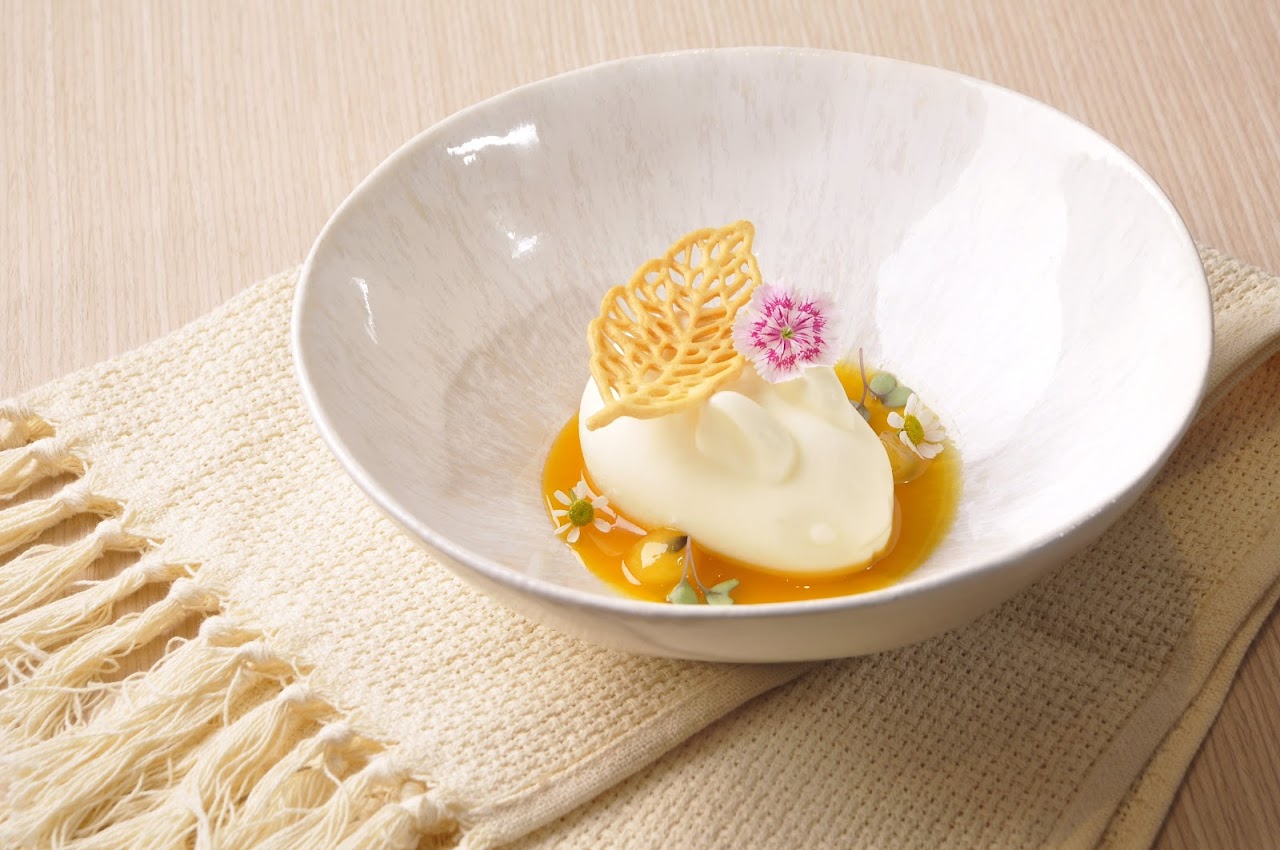 Signature plated dessert at CC by MEL