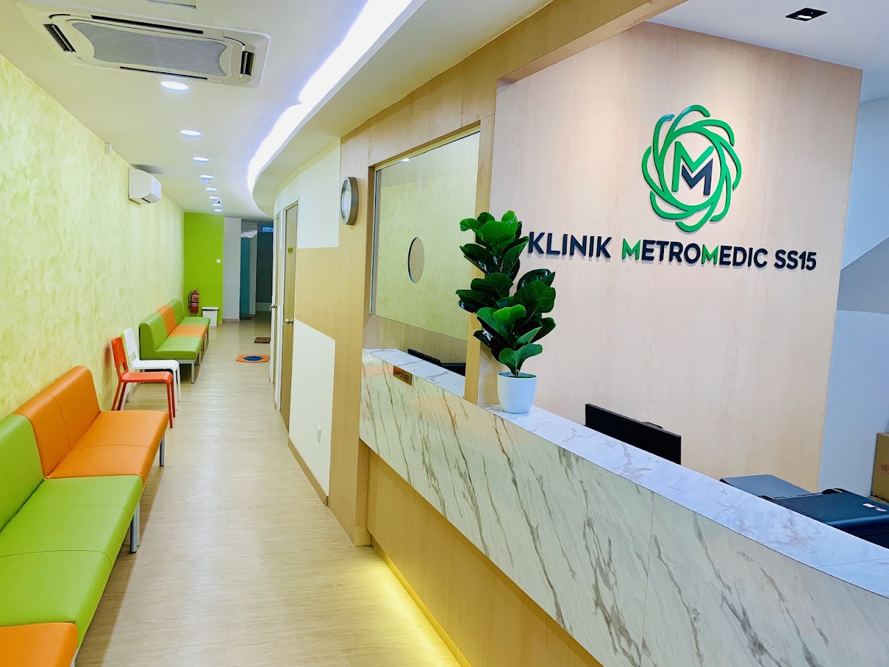Klinik Metromedic SS15 reception, Subang Jaya