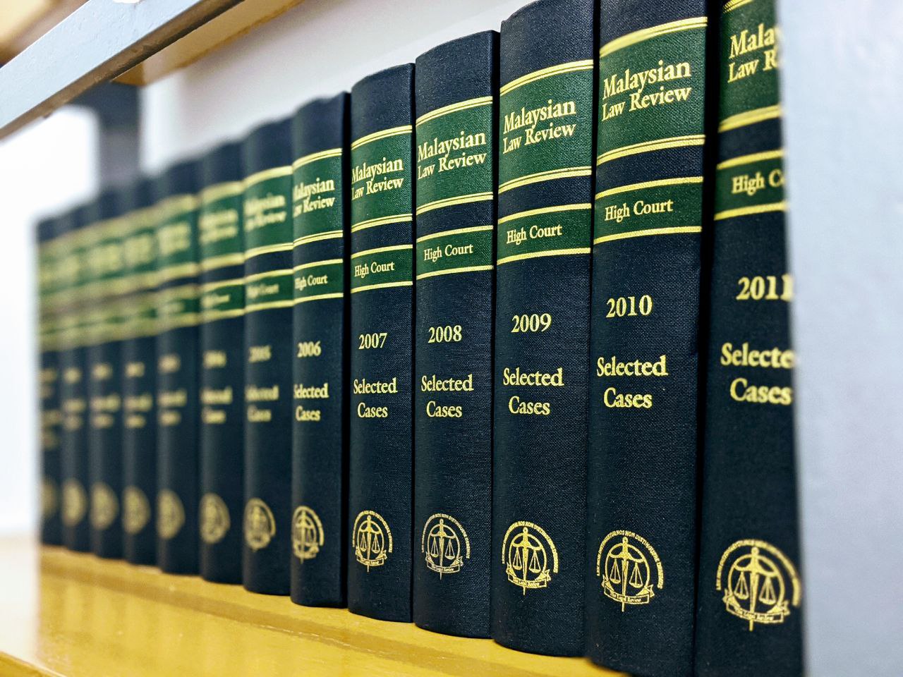 Law reference shelf at Parma's Chamber, Selected Cases 2006–2011