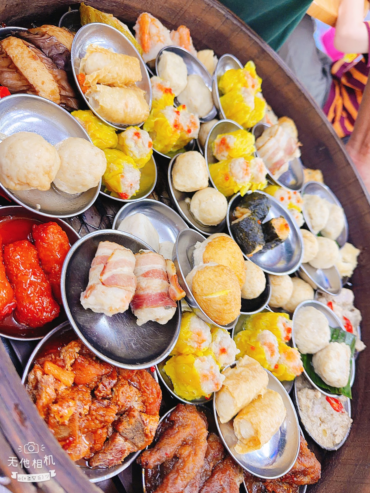 Steamer baskets of dim sum at Sing Pao