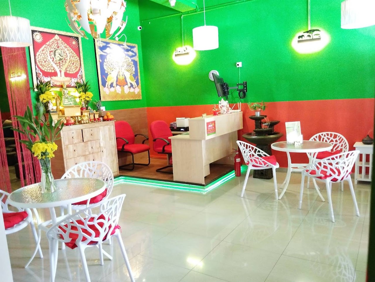 Reception area