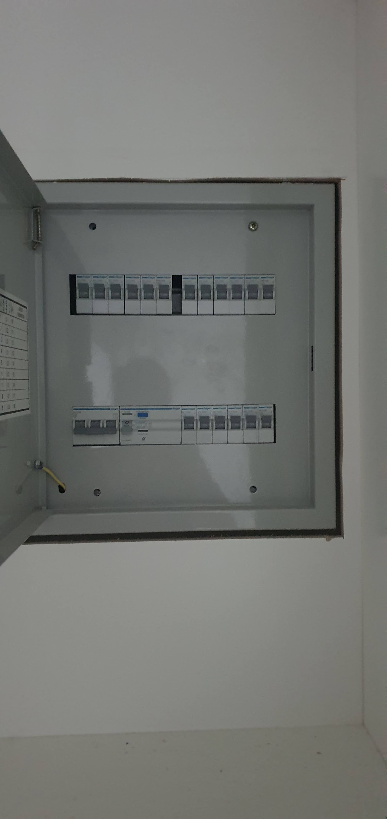 Completed breaker panel by Soo Electrical Services