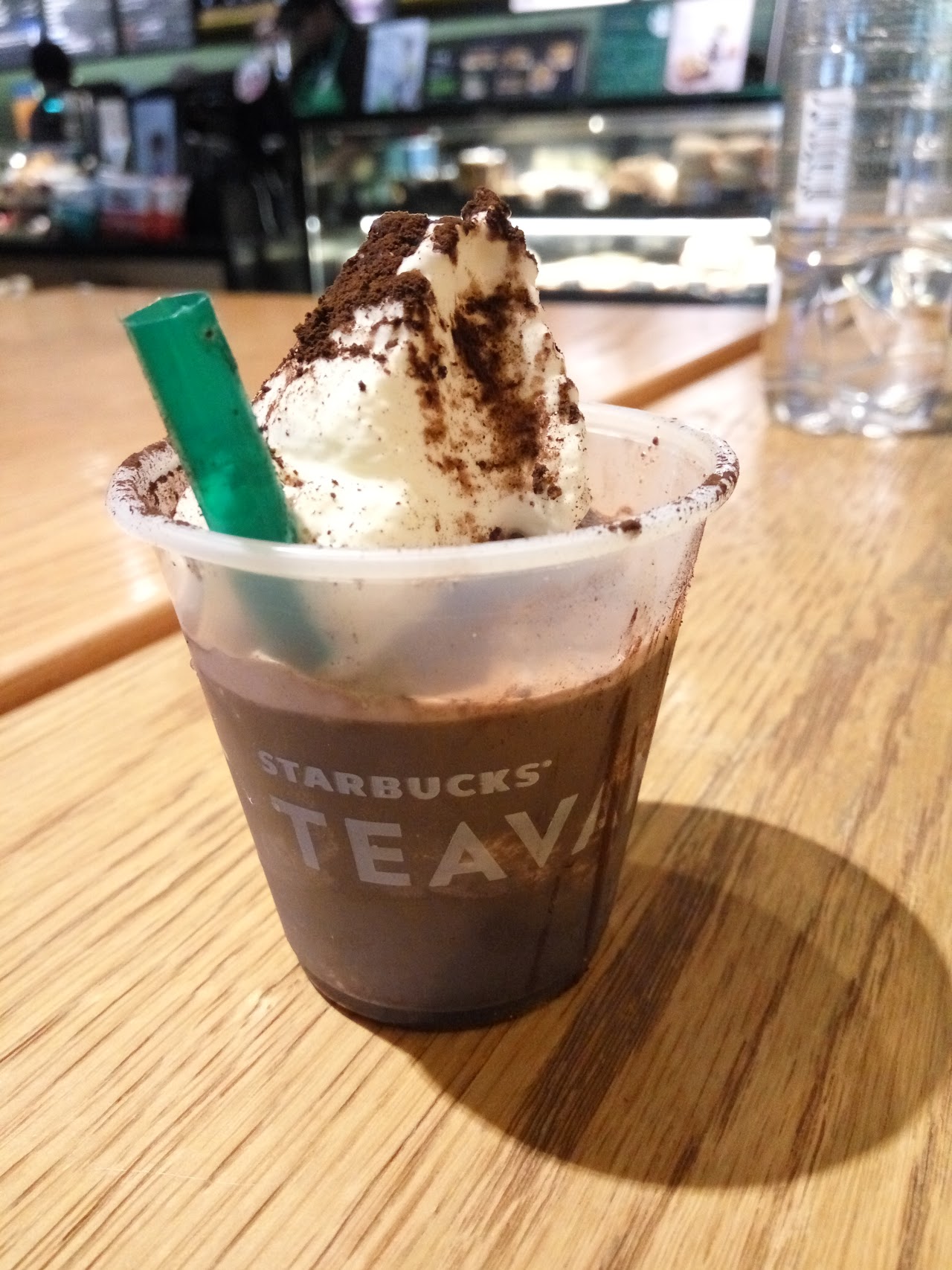 Hot chocolate with whipped cream at Starbucks SS15 Subang Jaya