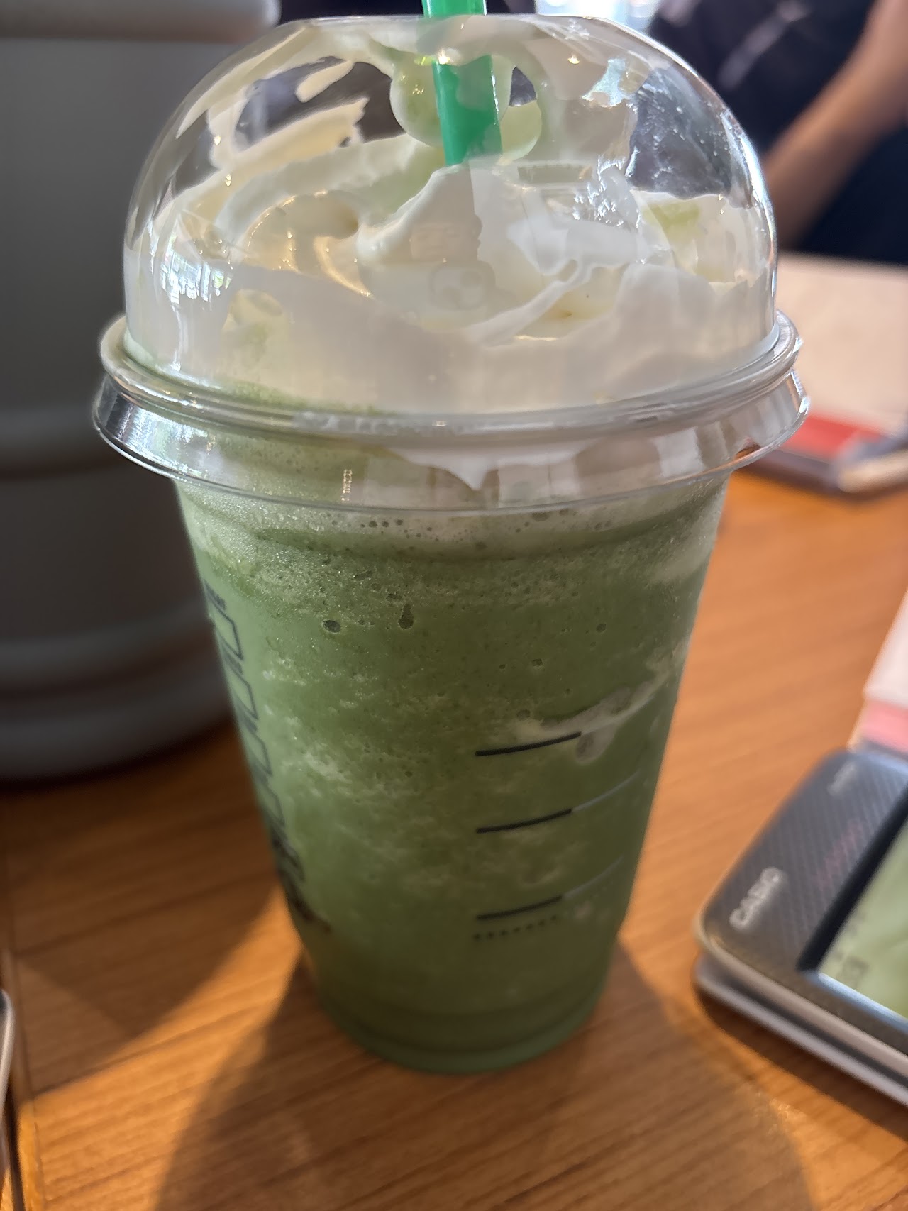 Green tea crème frappuccino at Starbucks SS15 Subang Jaya